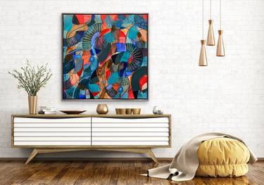 Original Abstract Paintings by Rashna Hackett