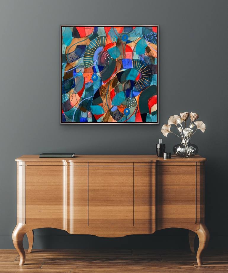 Original Abstract Painting by Rashna Hackett