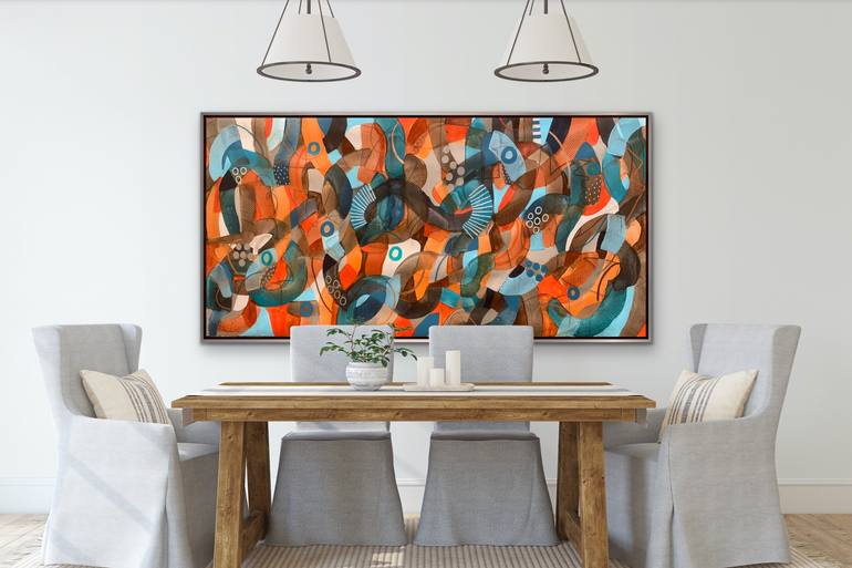 Original Abstract Painting by Rashna Hackett