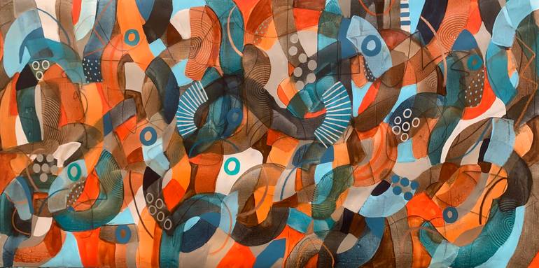 Original Abstract Painting by Rashna Hackett