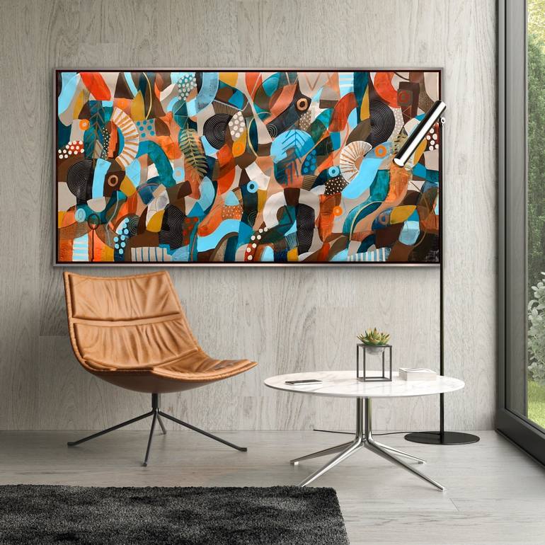 Original Abstract Painting by Rashna Hackett