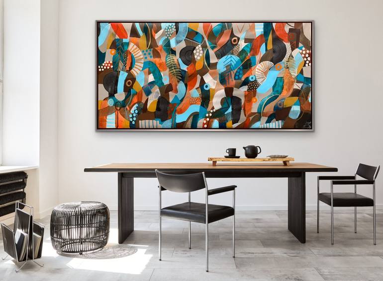 Original Abstract Painting by Rashna Hackett