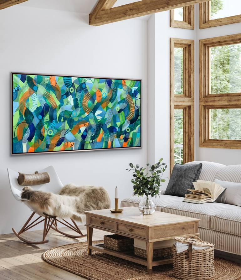 Original Abstract Painting by Rashna Hackett