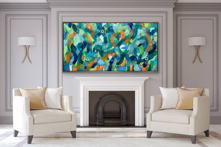 Original Abstract Painting by Rashna Hackett