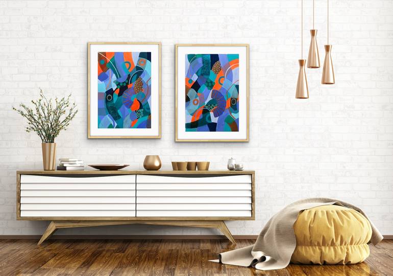 Original Abstract Painting by Rashna Hackett