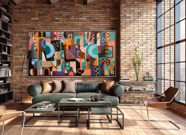 Original Abstract Painting by Rashna Hackett