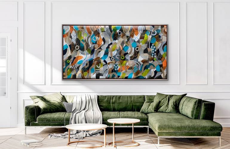 Original Abstract Painting by Rashna Hackett