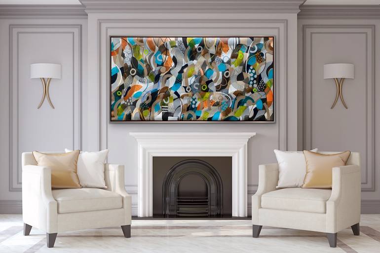 Original Abstract Painting by Rashna Hackett