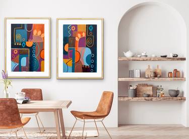 Original Abstract Paintings by Rashna Hackett