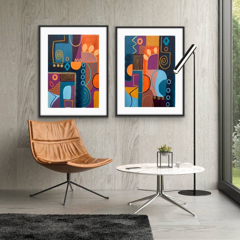 Original Abstract Painting by Rashna Hackett