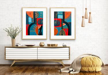 Original Abstract Paintings by Rashna Hackett
