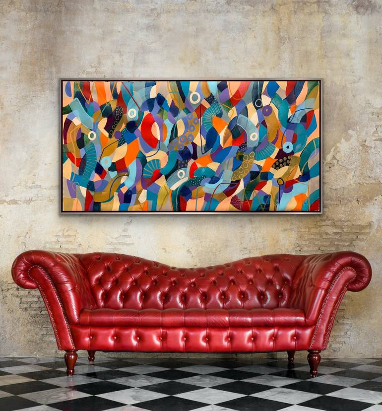 Original Abstract Painting by Rashna Hackett