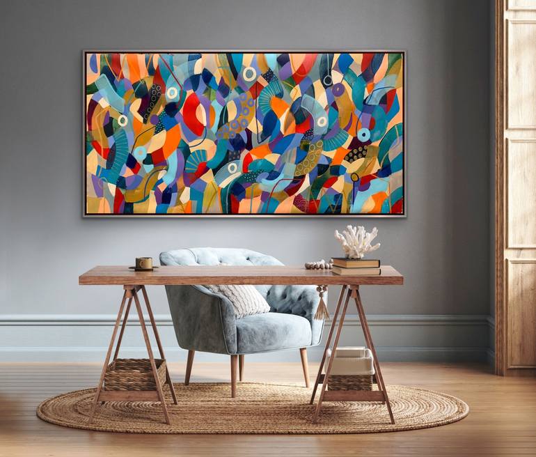 Original Abstract Painting by Rashna Hackett