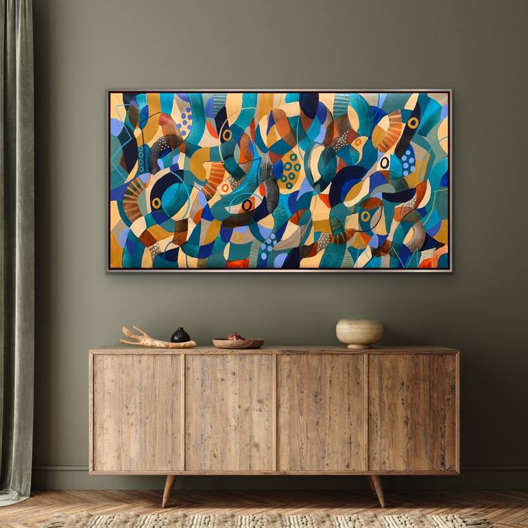 Original Abstract Painting by Rashna Hackett