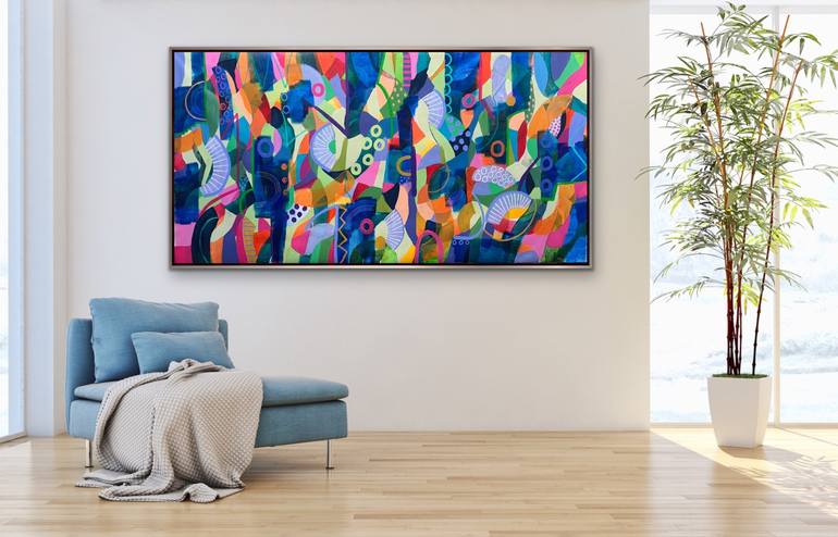 Original Abstract Painting by Rashna Hackett