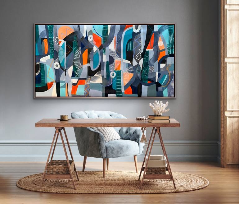 Original Abstract Painting by Rashna Hackett