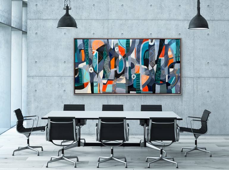 Original Abstract Painting by Rashna Hackett