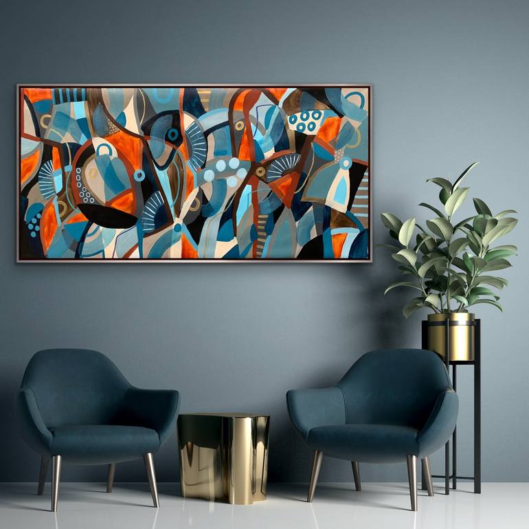 Original Abstract Painting by Rashna Hackett