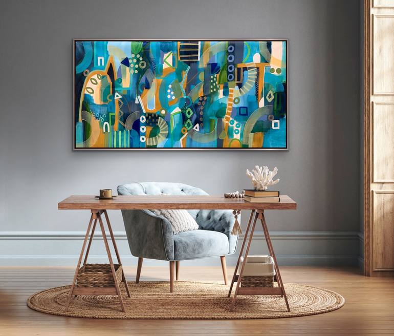 Original Abstract Painting by Rashna Hackett