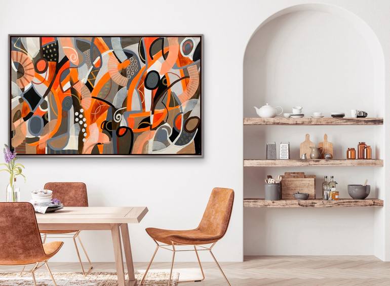 Original Abstract Painting by Rashna Hackett