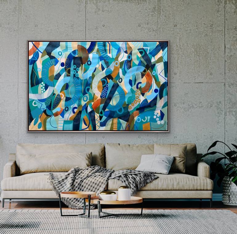 Original Abstract Painting by Rashna Hackett