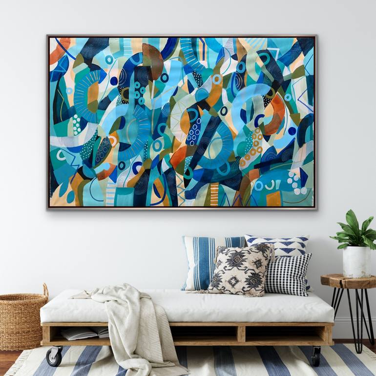 Original Abstract Painting by Rashna Hackett