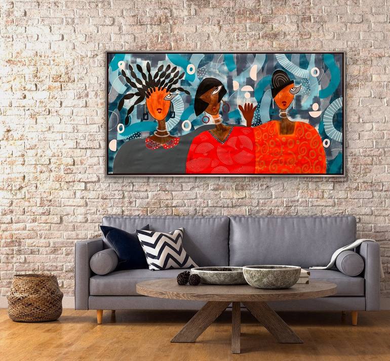 Original Contemporary Women Painting by Rashna Hackett