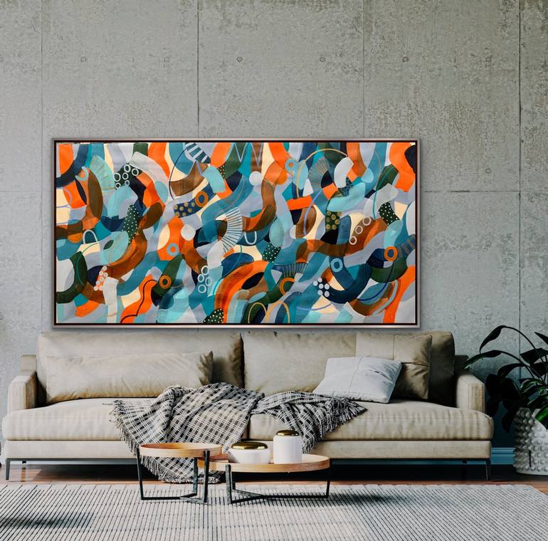 Original Abstract Painting by Rashna Hackett