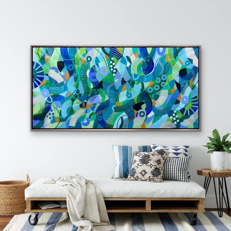 Original Abstract Painting by Rashna Hackett