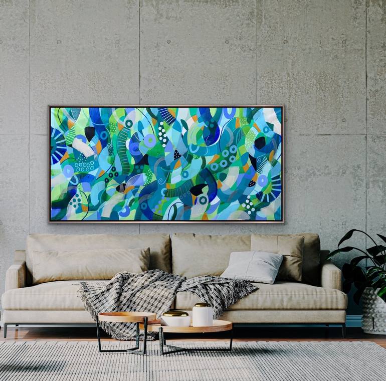 Original Abstract Painting by Rashna Hackett