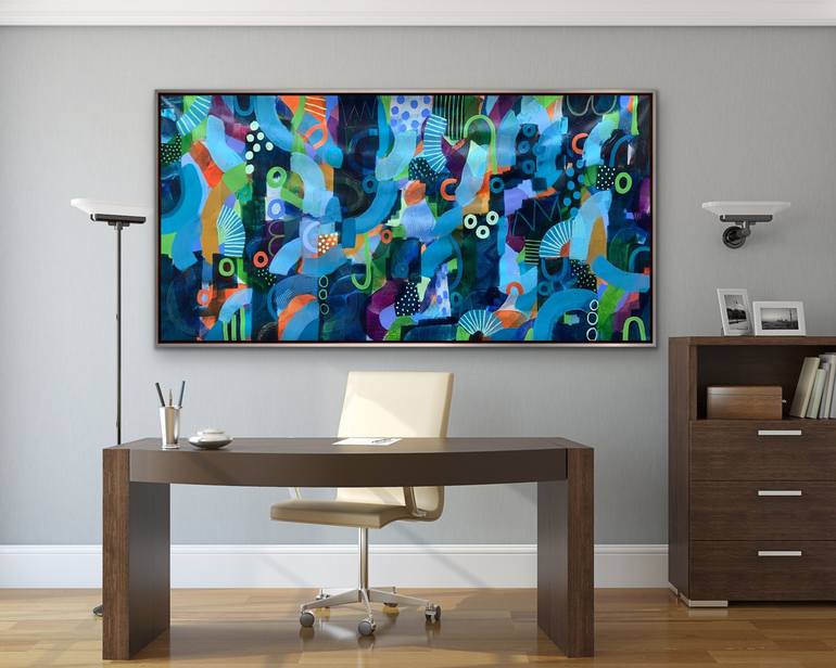 Original Abstract Painting by Rashna Hackett