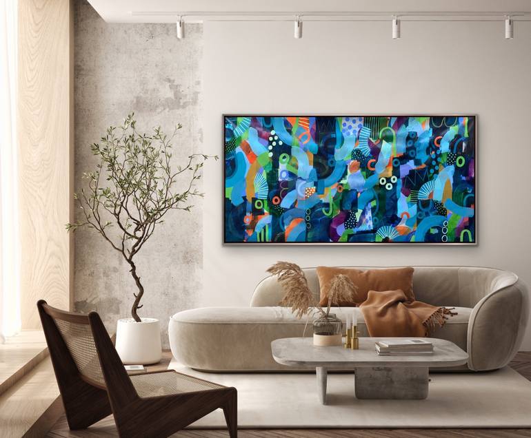 Original Abstract Painting by Rashna Hackett