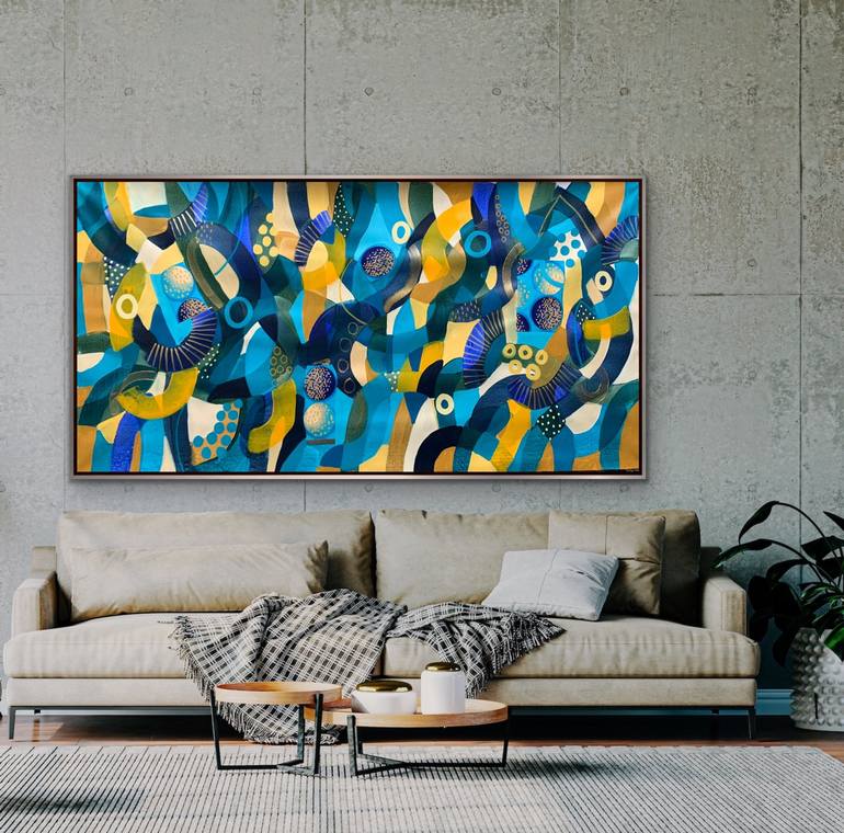 Original Abstract Painting by Rashna Hackett