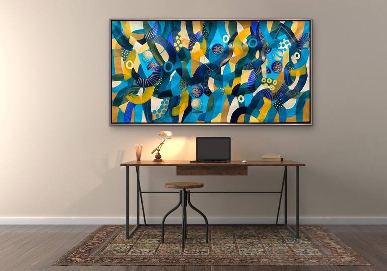 Original Abstract Painting by Rashna Hackett