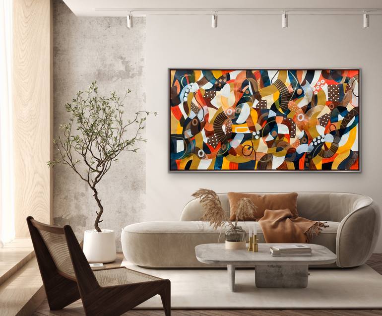 Original Abstract Painting by Rashna Hackett