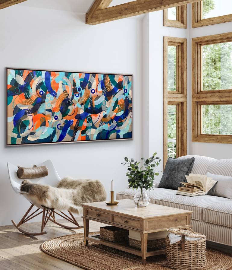 Original Abstract Painting by Rashna Hackett