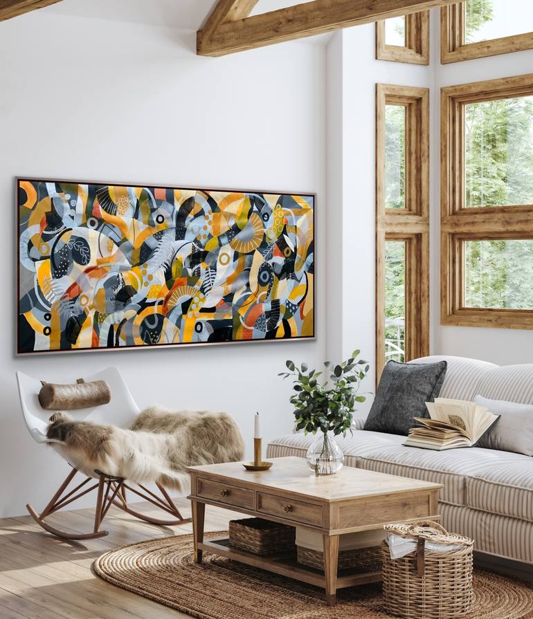 Original Abstract Painting by Rashna Hackett