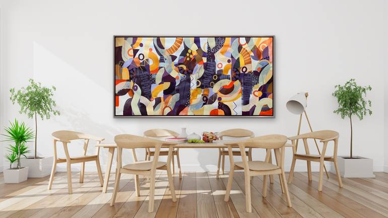 Original Abstract Painting by Rashna Hackett
