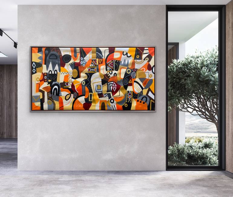 Original Abstract Painting by Rashna Hackett