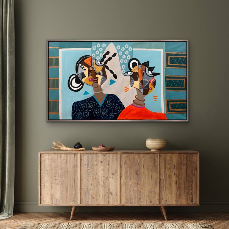 Original Abstract Painting by Rashna Hackett