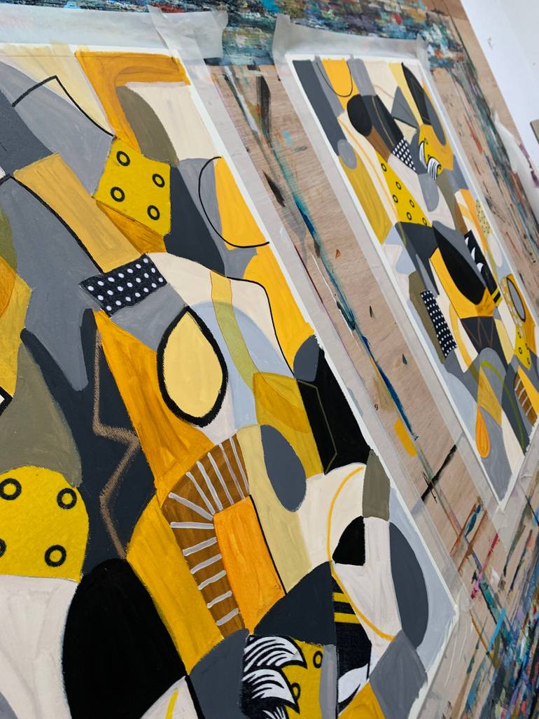 Original Abstract Painting by Rashna Hackett