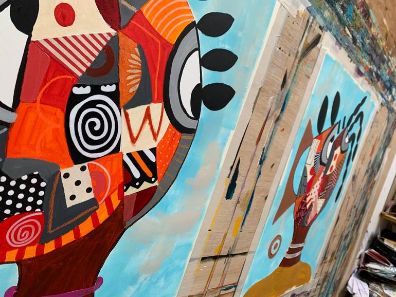 Original Abstract Painting by Rashna Hackett