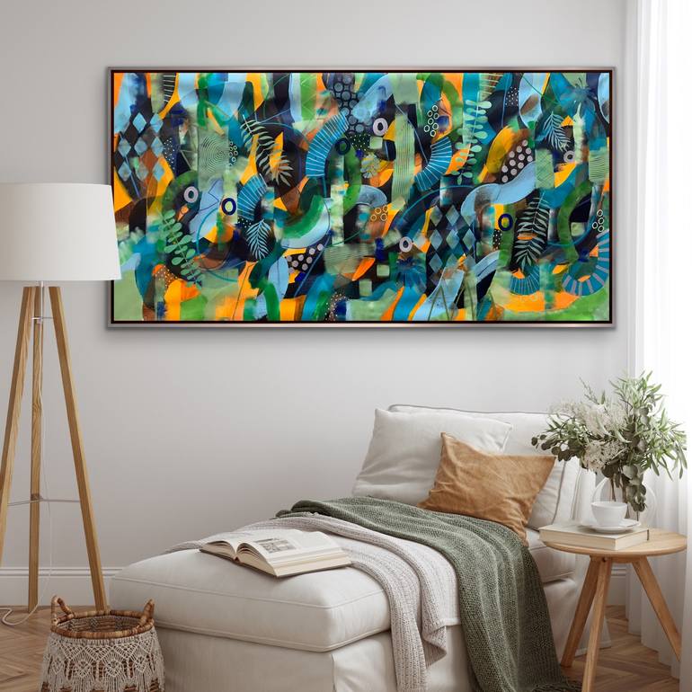 Original Abstract Painting by Rashna Hackett