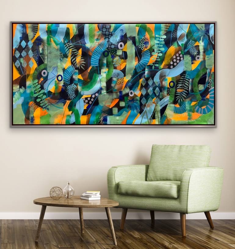 Original Abstract Painting by Rashna Hackett