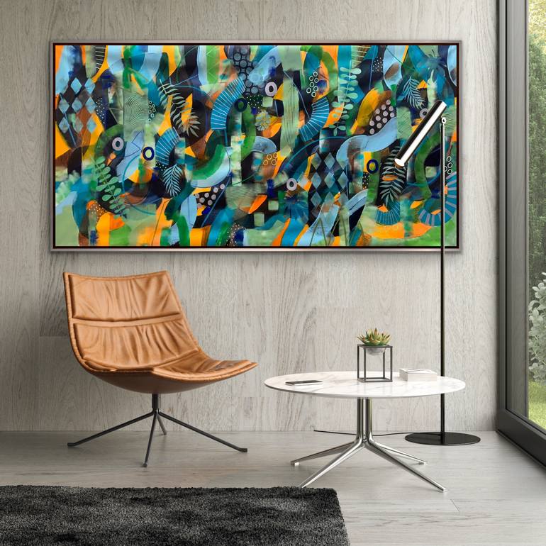 Original Abstract Painting by Rashna Hackett