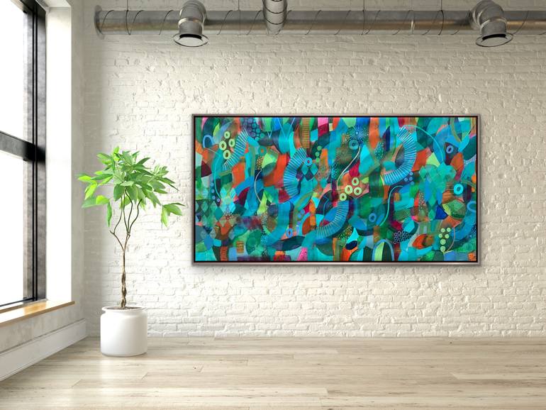 Original Abstract Painting by Rashna Hackett