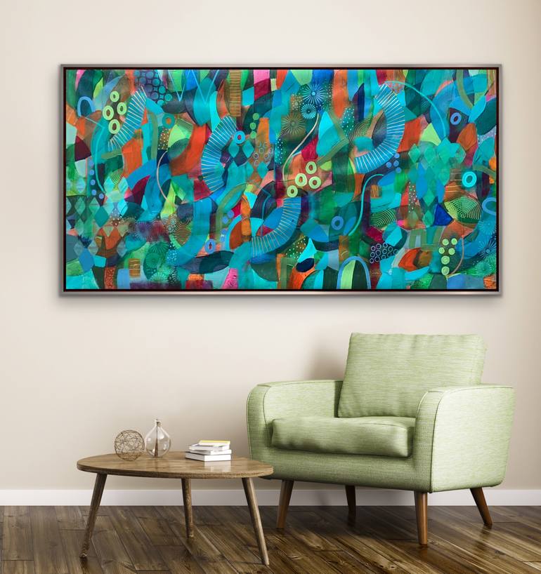 Original Abstract Painting by Rashna Hackett