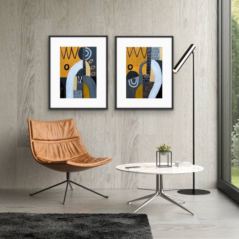 Original Abstract Painting by Rashna Hackett