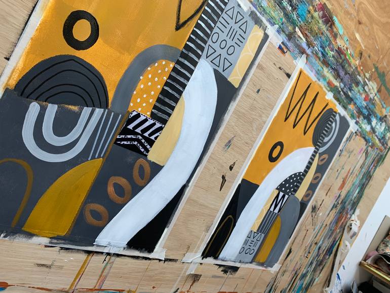 Original Abstract Painting by Rashna Hackett