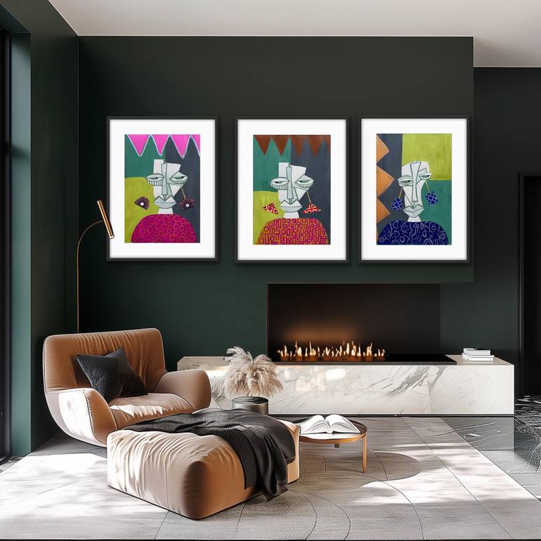 Original Abstract Painting by Rashna Hackett